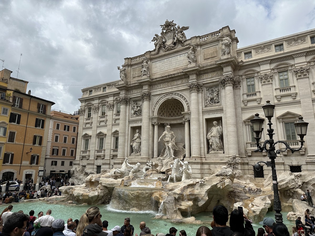 The Trevi Fountain in Rome